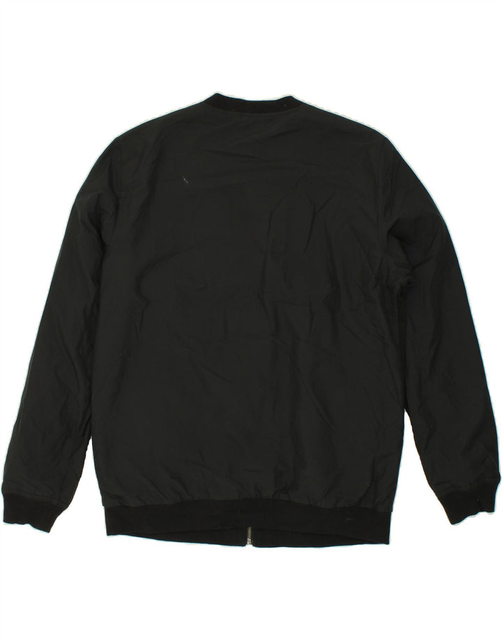 MOSSIMO Womens Bomber Jacket UK 16 Large Black Cotton Vintage Mossimo and Second-Hand Mossimo from Messina Hembry 