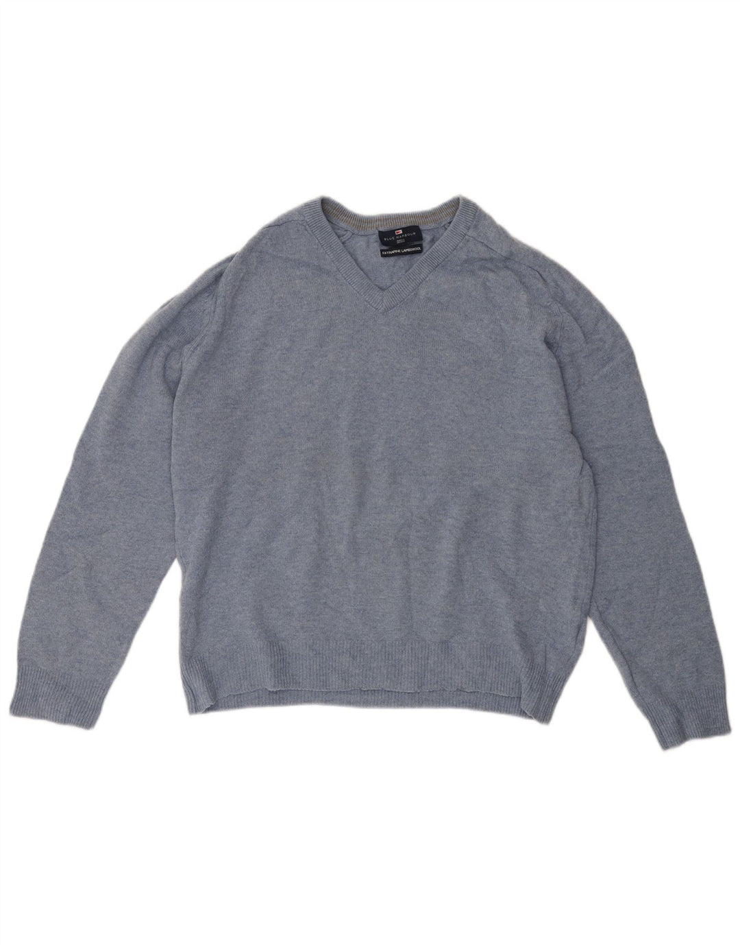 Marks & Spencer Pull Blue Harbor Col V Homme Bleu Moyen