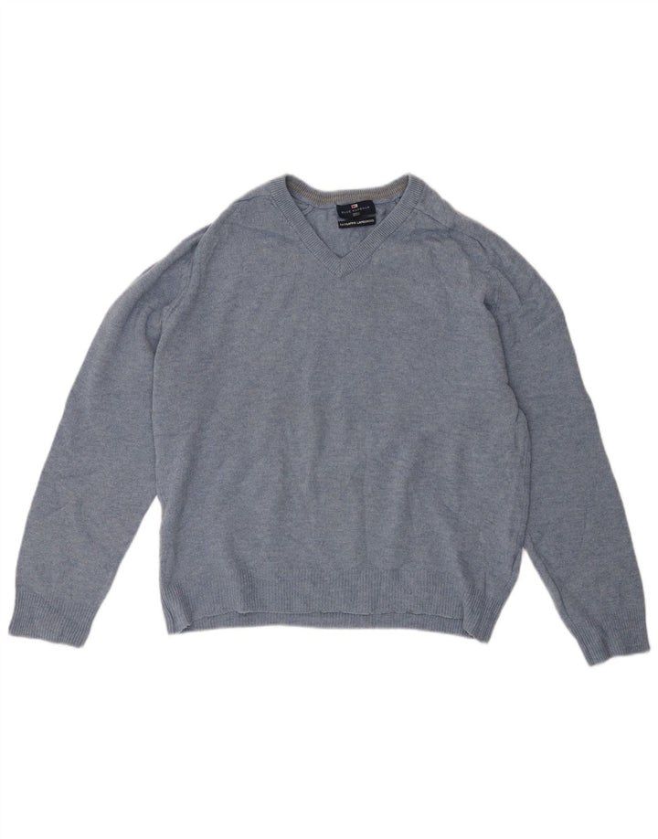 Marks & Spencer Pull Blue Harbor Col V Homme Bleu Moyen