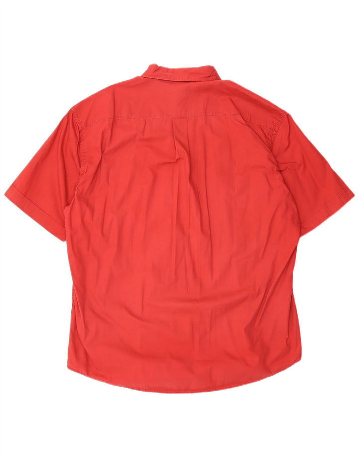 Sergio Tacchini Chemise à manches courtes pour hommes XL Rouge Coton