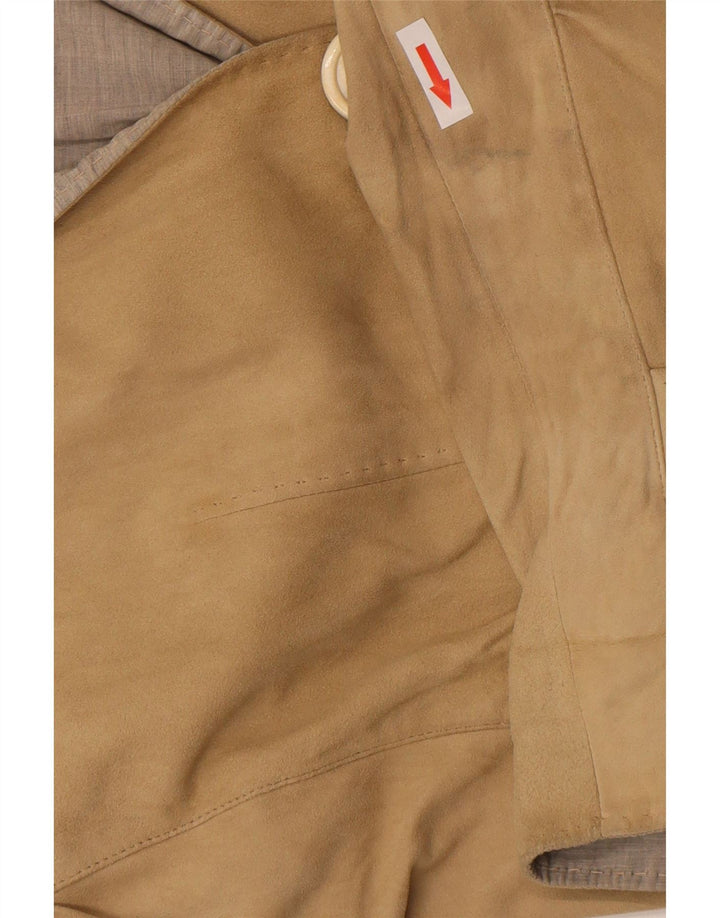 Brunello Cucinelli Veste blazer 1 bouton pour femme UK 12 Beige moyen classique