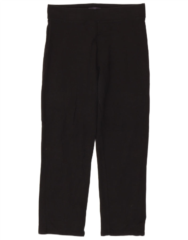 Marks & Spencer Leggings Femme UK 12 Coton Noir Moyen