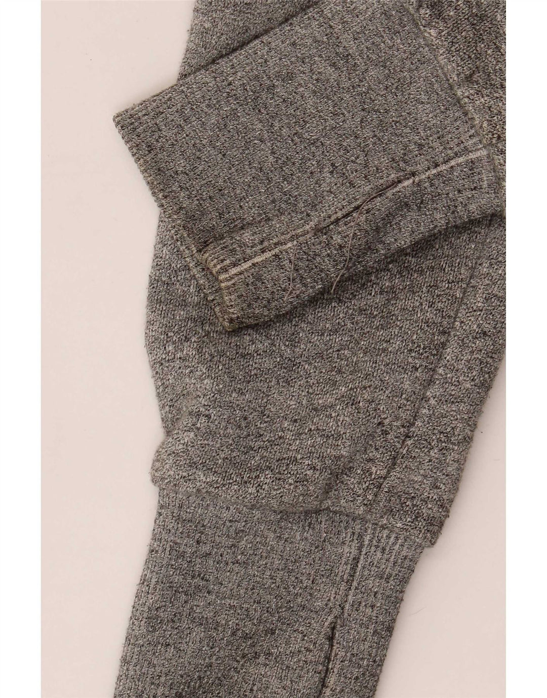 Superdry Pull à capuche zippé en coton color block gris moyen