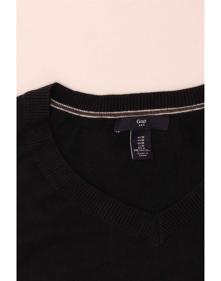 Gap Pull Col V Homme Bleu Marine Moyen Coton
