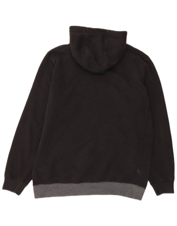 Adidas Pull à capuche pour homme en coton color block Noir Large