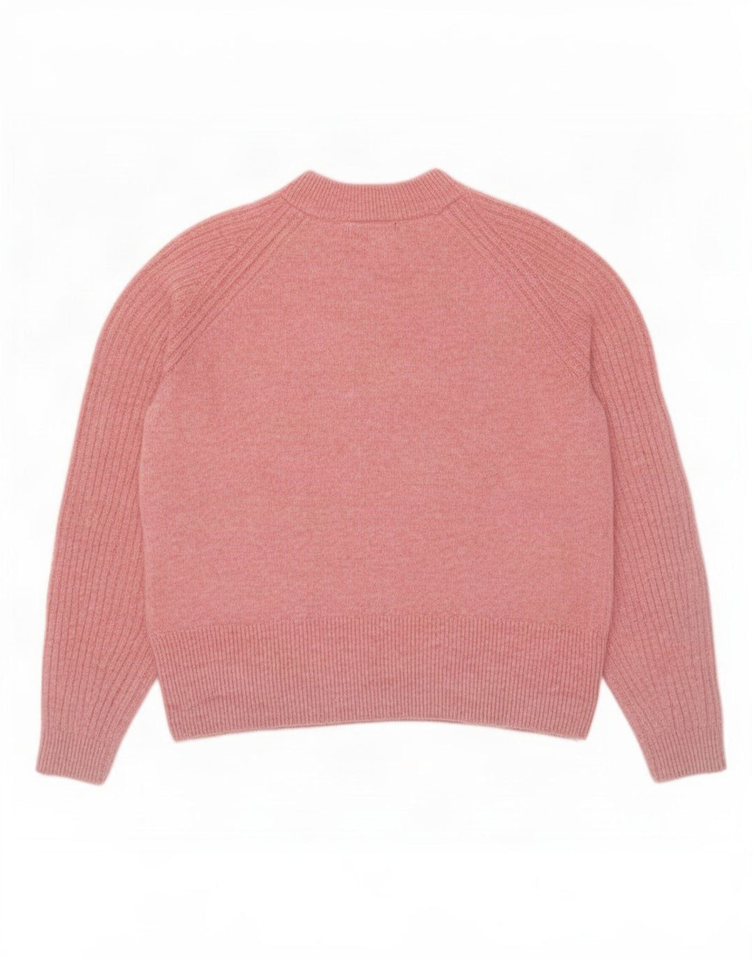 Marks & Spencer Pull surdimensionné à col rond pour femme UK 10 Petit Rose