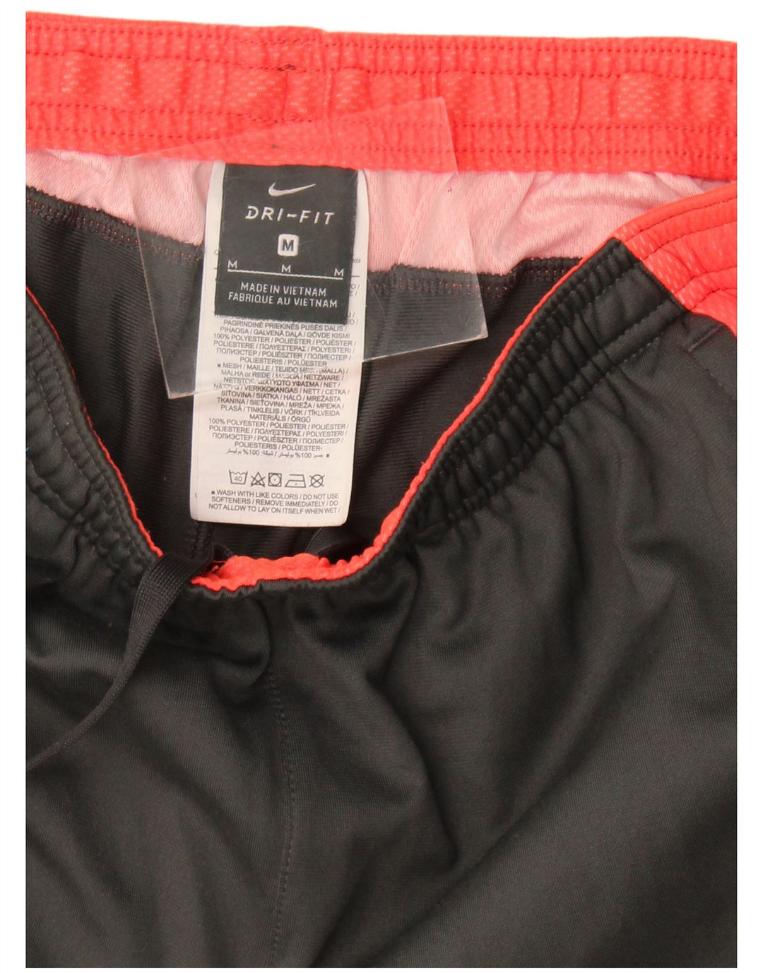 Pantalon de survêtement Nike Dri Fit pour homme, en polyester color block, gris moyen