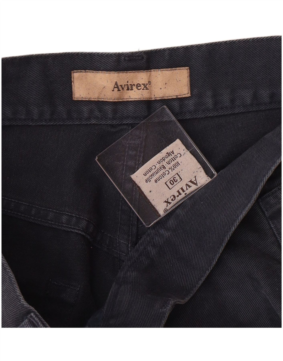 AVIREX Jean droit homme W30 L29 bleu marine coton