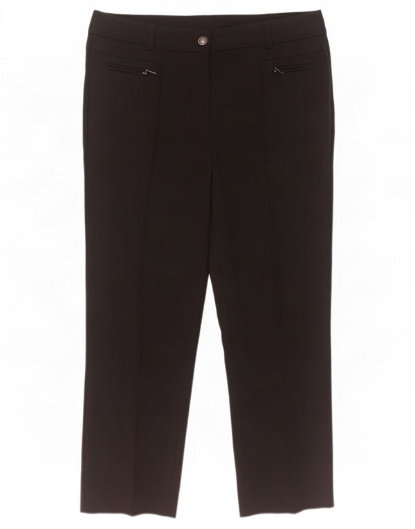 Marks & Spencer Pantalon court pour femme UK 12 Medium W32 L25 Noir