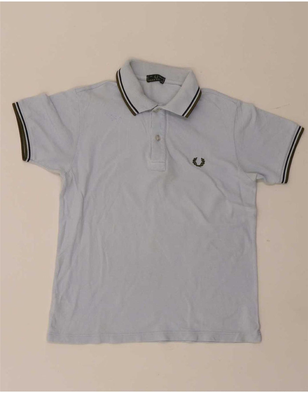 Fred Perry Polo Garçon 13-14 ans Bleu Coton