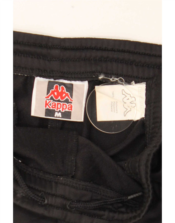 Kappa Short de Sport Homme Noir Moyen Polyester