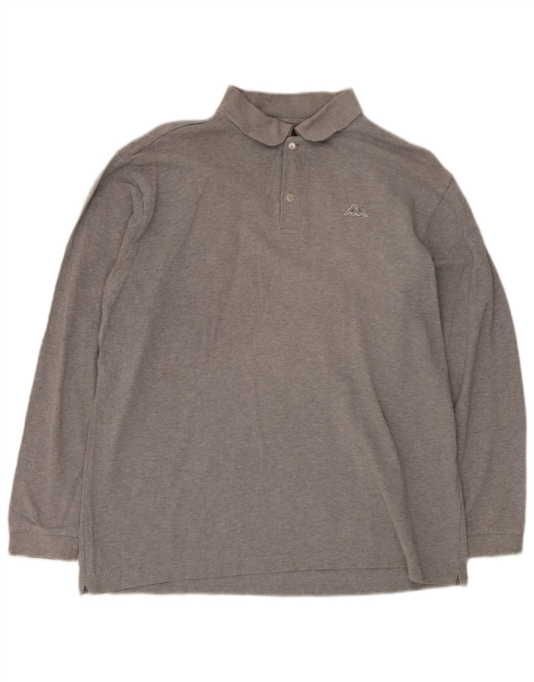 KAPPA Polo à manches longues pour homme, grand gris