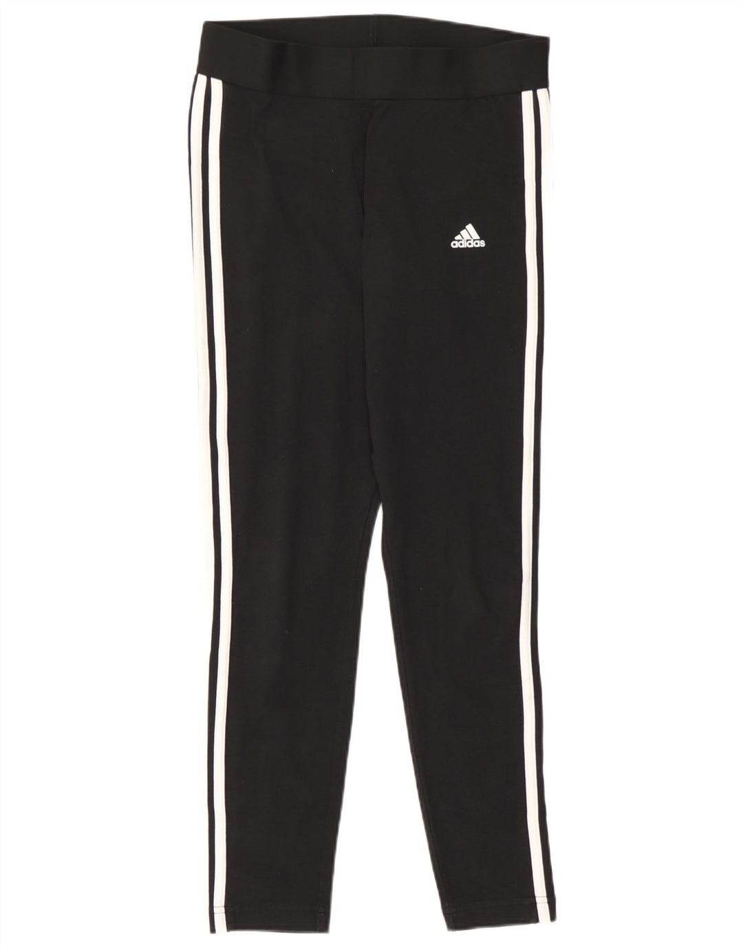 Adidas Leggings Femme UK 12/14 Coton Noir Moyen