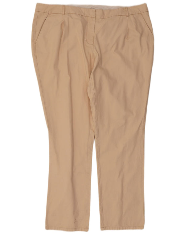 Pantalon Chino Slim Boden Femme UK 22 3XL W44 L32 Coton Beige