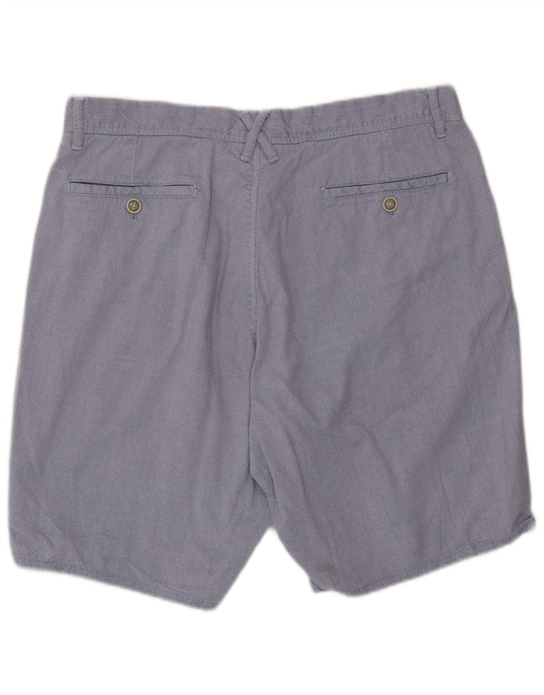 Massimo Dutti Short Chino Homme EU 42 Large W32 Bleu Coton