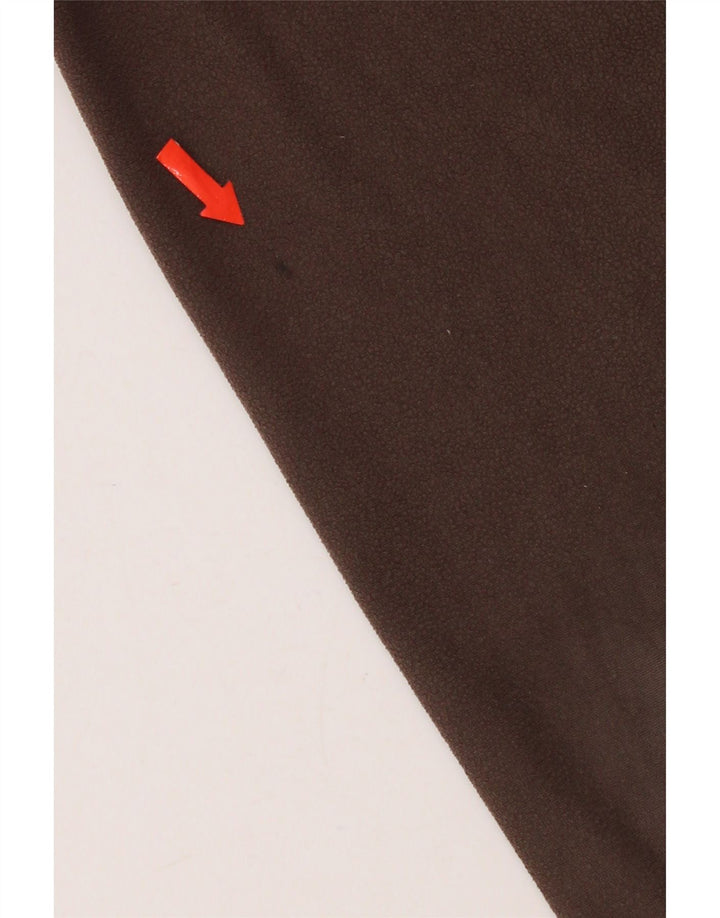 Jack Wolfskin Pull polaire à fermeture éclair complète pour homme, grand marron