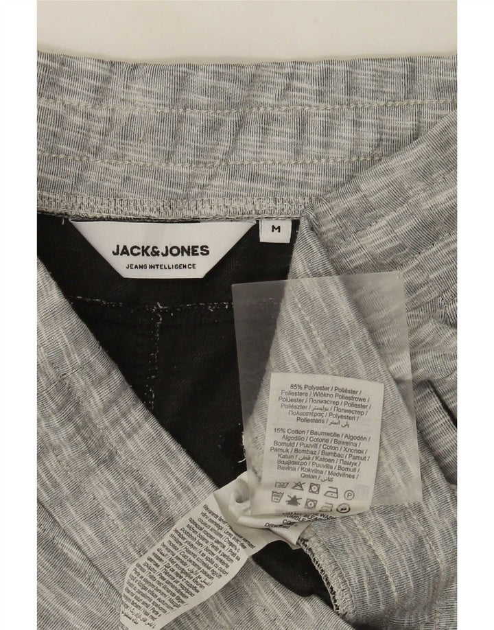 Jack & Jones Short de Sport Homme Gris Moyen Moucheté Polyester