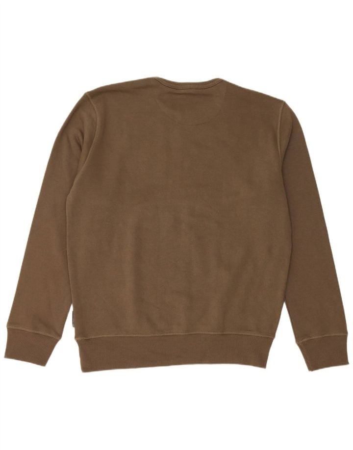 French Connection Sweat-Shirt Homme Kaki Coton Large
