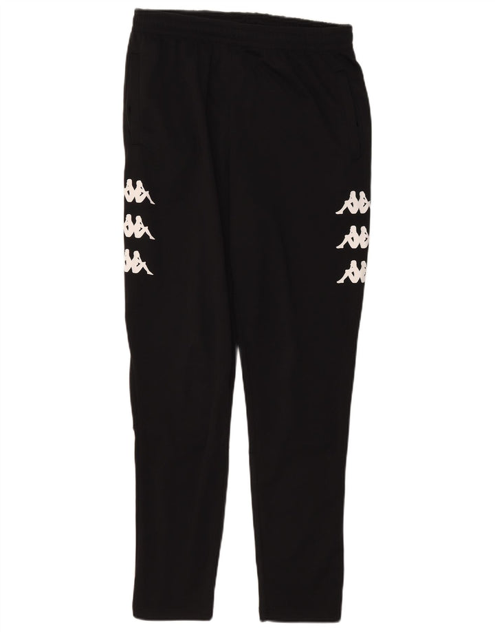 Kappa Pantalon de Survêtement Graphique Homme Noir Moyen Polyester