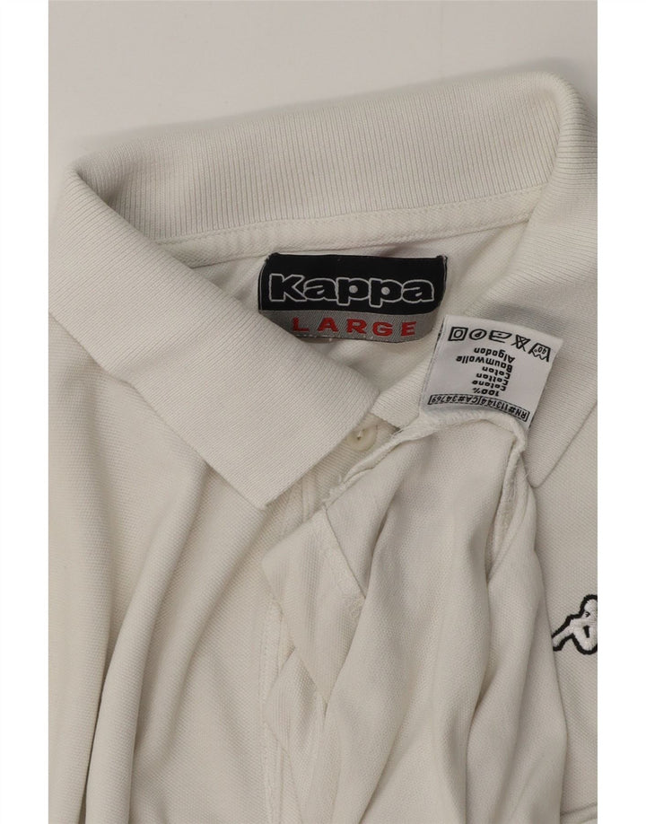 Kappa Polo Homme Grand Blanc Coton