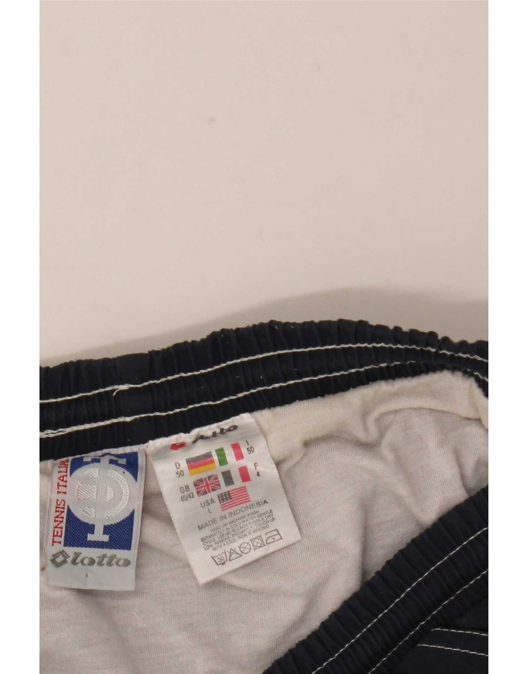 Lotto Short de Bain Homme UK 40/42 Large Bleu Marine Polyester