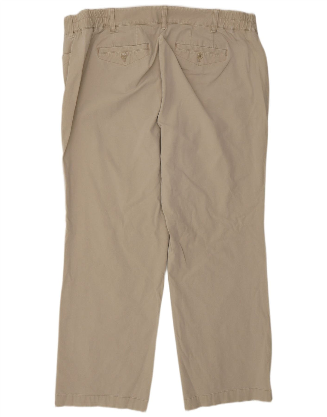 EDDIE BAUER Pantalon décontracté coupe courbée pour femme US 22 3XL W44 L30 Beige