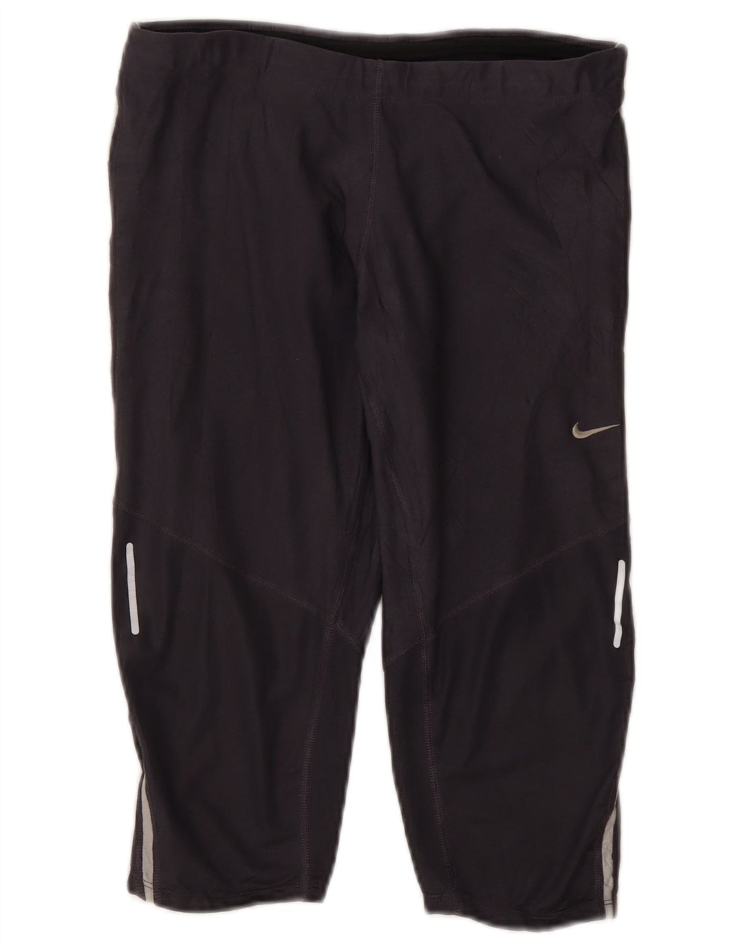 Legging Capri Nike Dri Fit pour femme UK 12 Gris moyen Polyester