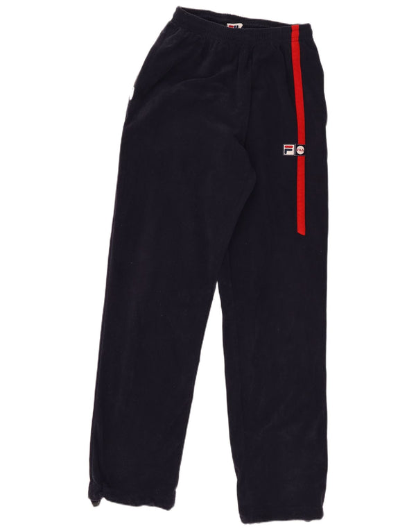 Fila Pantalon de survêtement pour femme Joggers UK 16 Large Navy Blue Colourblock