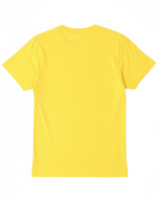 Vans T-shirt graphique pour femme UK 6 XS Jaune Coton