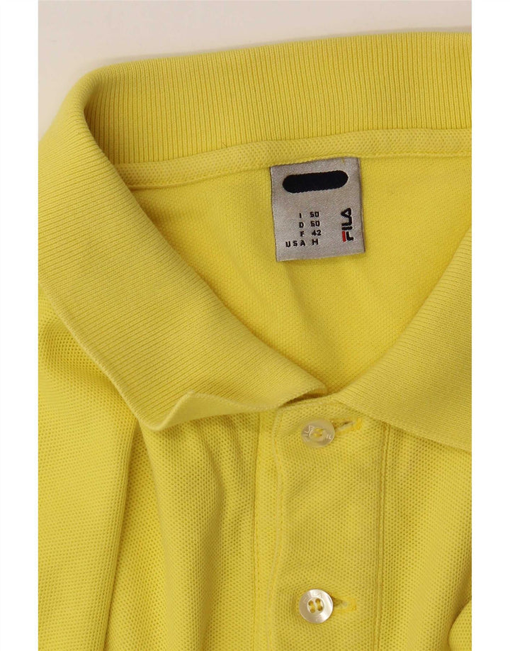 Fila Polo Homme Jaune Moyen