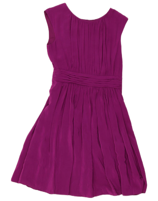 Boden Womens Robe trapèze sans manches UK 8 Small Violet Viscose