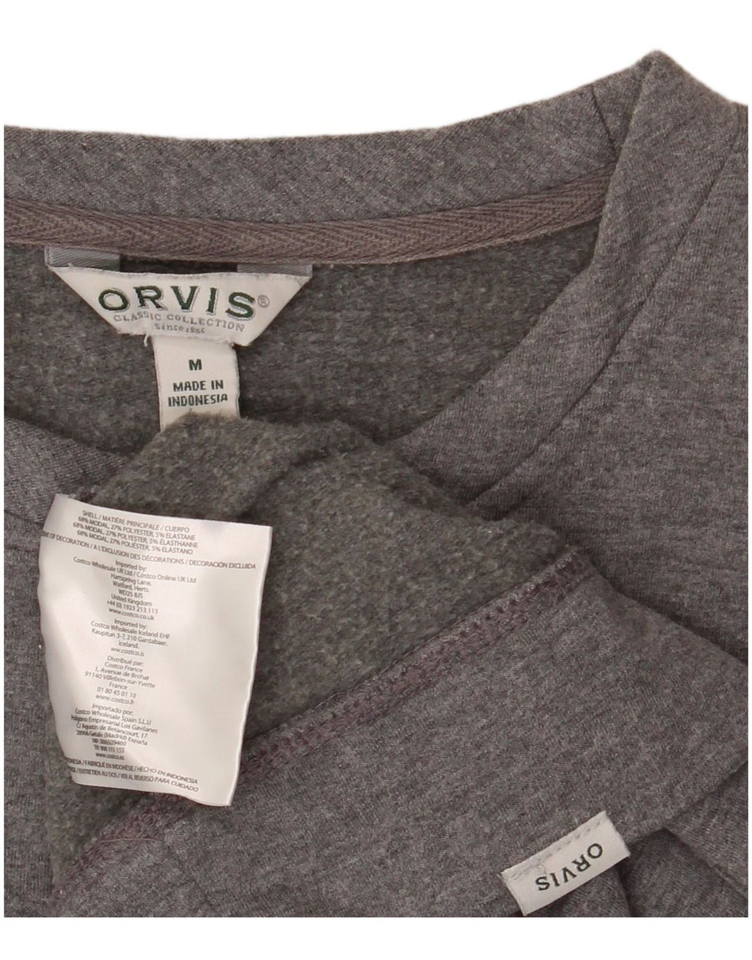 ORVIS Sweat-Shirt Homme Gris Moyen Modal