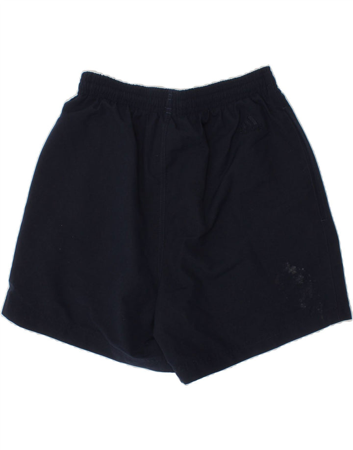 ADIDAS Boys Sport Shorts 11-12 Years  Navy Blue Polyester Vintage Adidas and Second-Hand Adidas from Messina Hembry 