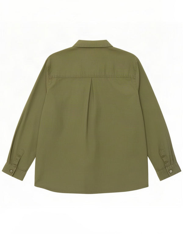 Zara Chemise Femme UK 14 Medium Kaki Lyocell