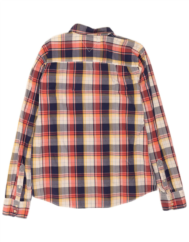 Tommy Hilfiger Chemise Homme XL Coton à Carreaux Multicolore
