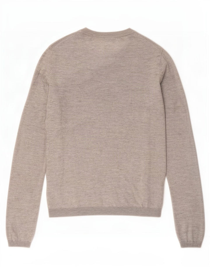 Zara Pull ras du cou pour femme UK 14 Gris moyen