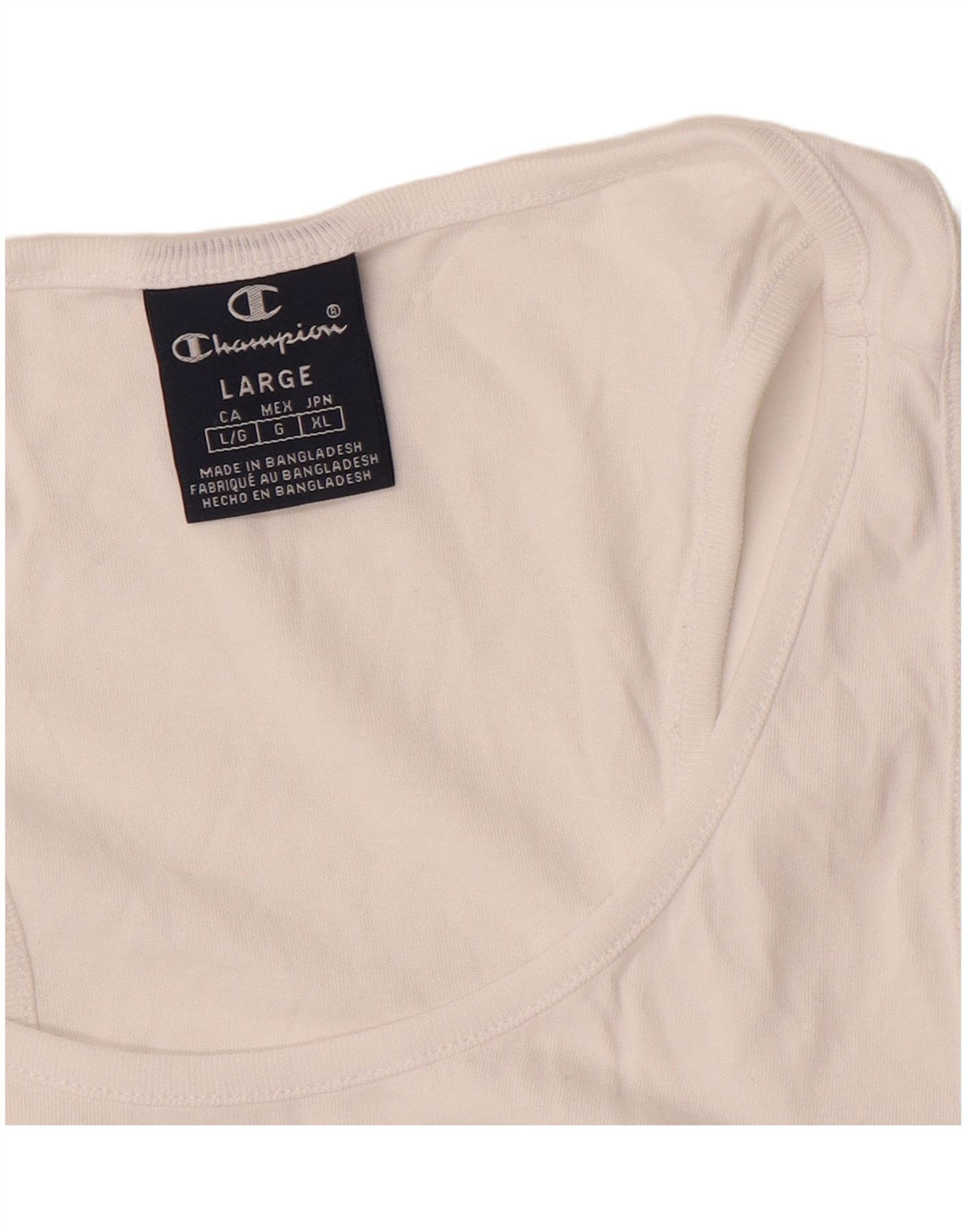 Champion Débardeur graphique pour femme UK 14 Large Blanc