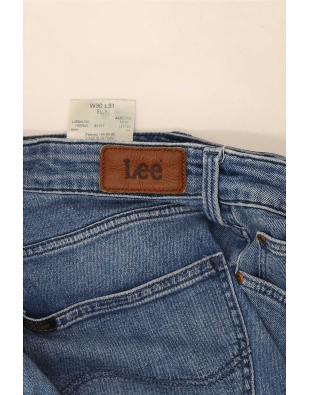 Lee Jean Slim Elly Femme W30 L31 Bleu Coton