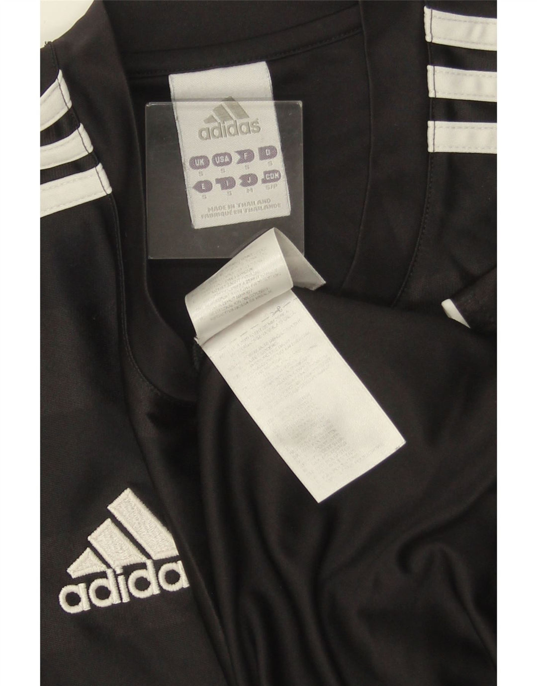 ADIDAS Hommes Climalite Graphic T-Shirt Haut Petit Noir Rayé Polyester