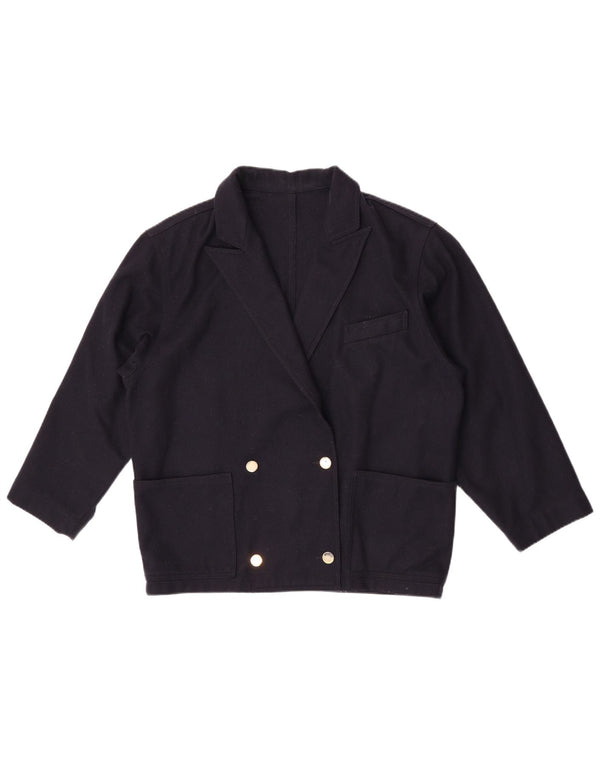 Penny Black Veste blazer surdimensionnée pour femme UK 10 Small Bleu marine