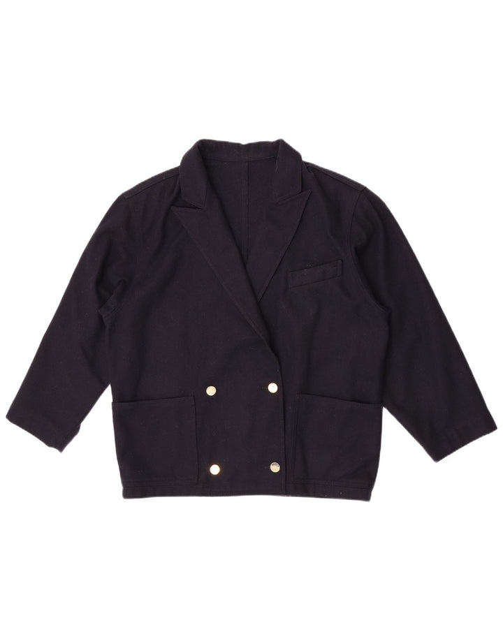 Penny Black Veste blazer surdimensionnée pour femme UK 10 Small Bleu marine