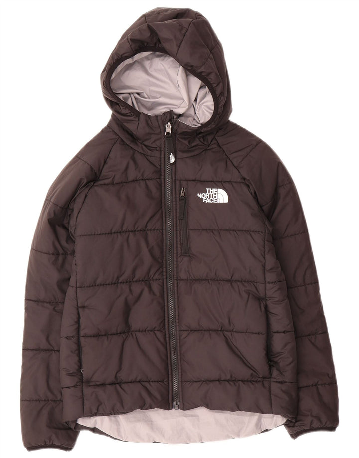 THE NORTH FACE Veste matelassée à capuche pour fille 9-10 ans Noir moyen