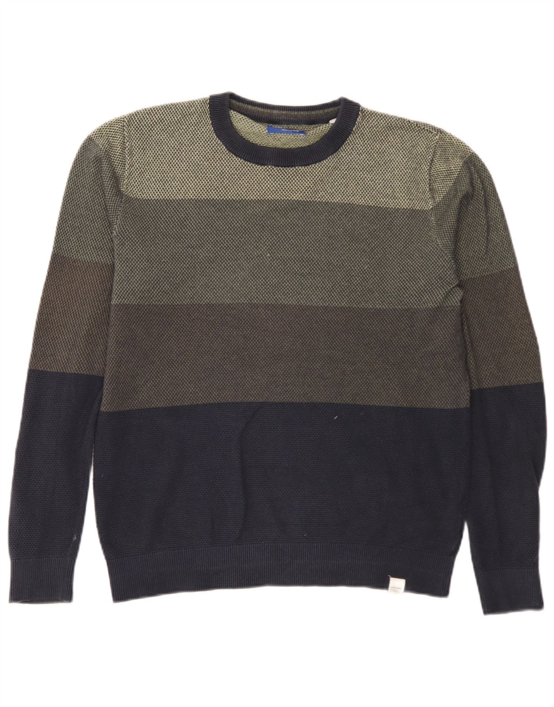Jack & Jones Pull Col Ras-du-Cou Homme Multicolore Colorblock Moyen