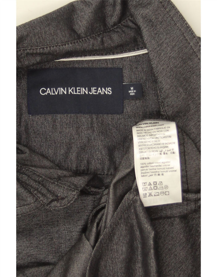 Calvin Klein Jeans Chemise Homme Gris Moyen Coton