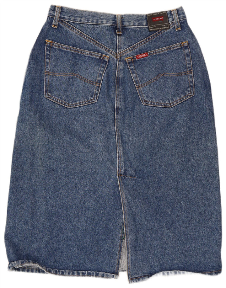 Carrera Femme Jupe Midi En Jean W30 Bleu Moyen Coton