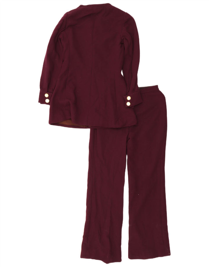 costume 2 pièces vintage femme IT 44 Medium W24 L29 Violet