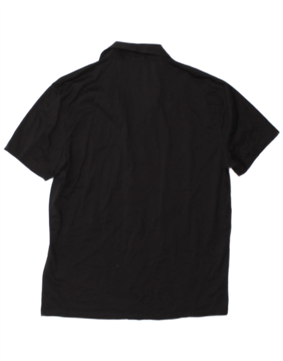 Reiss Chemise à manches courtes pour homme Large Noir Coton