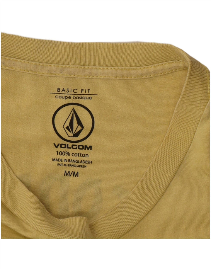 Volcom T-Shirt Graphique Haut Jaune Moyen Coton Homme