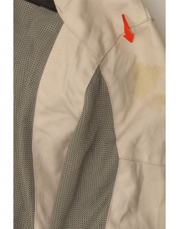 OJ ATMOSFERE Veste Racer Femme UK 14 Beige Moyen Colorblock Polyamide