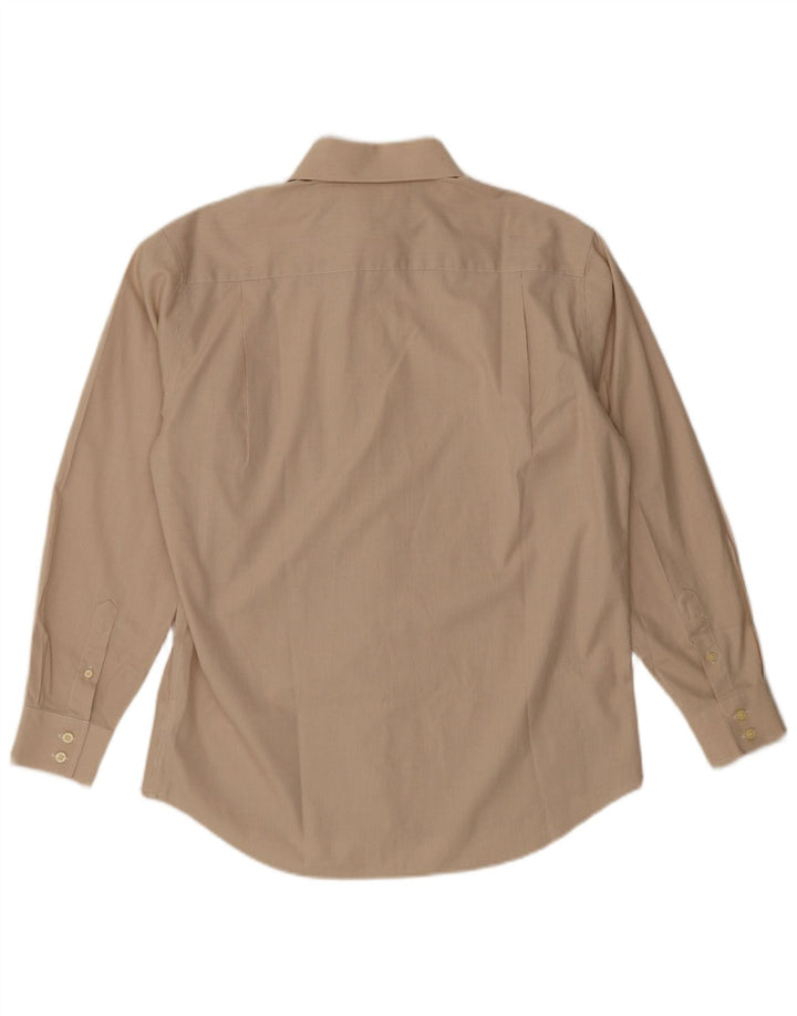 Dockers Chemise Homme Taille 16 1/2 Coton Pied-de-Poule Beige Moyen
